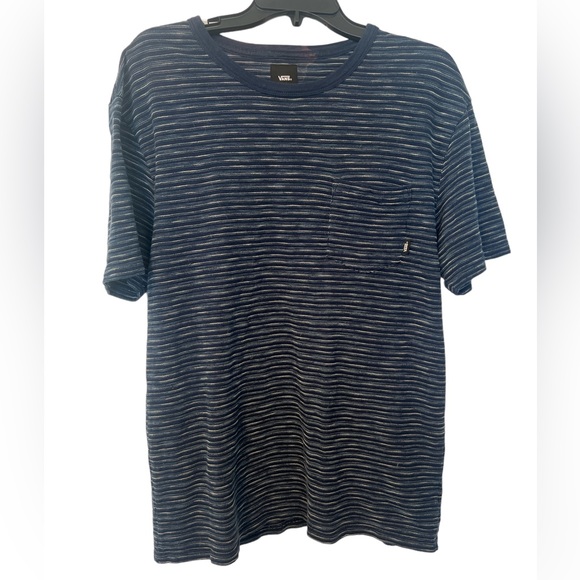 Men’s Vans Striped T-Shirt - Picture 1 of 6